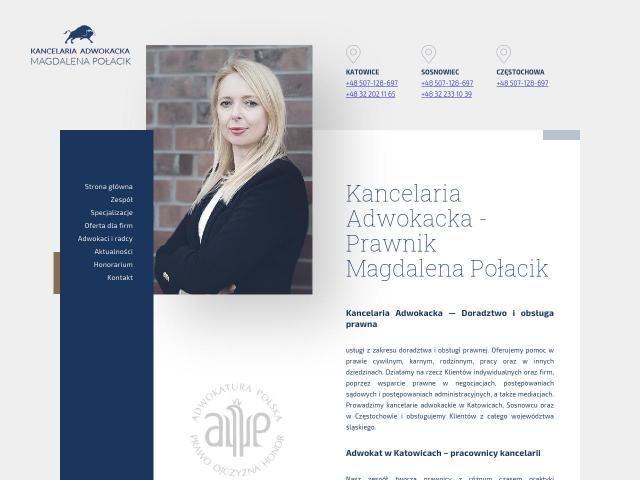 Zobacz Kancelaria Adwokacka - Adwokat Magdalena Połacik